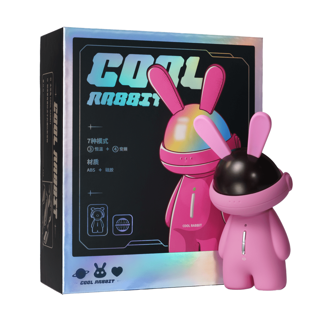 Fashion Ornaments Rabbit Clitoris Sucking Vibrator Set With Dust Cover