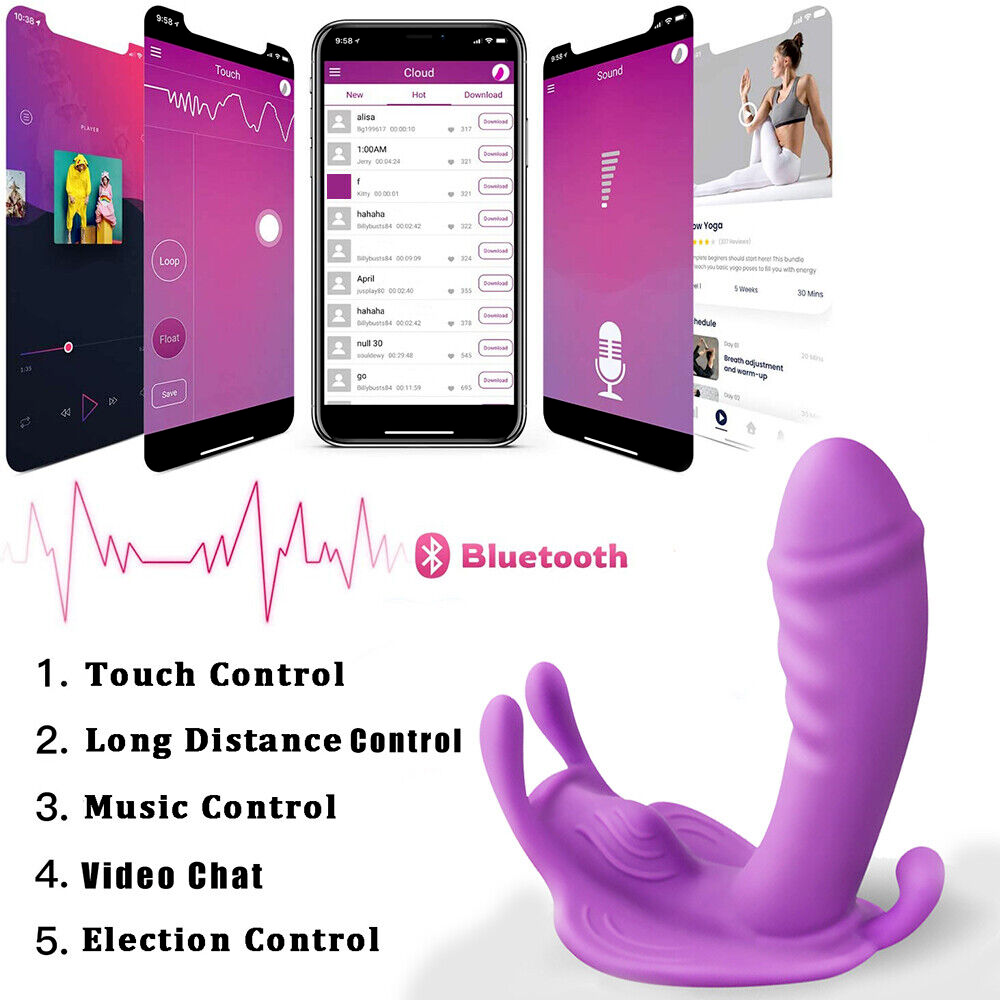 Vibrating Women Panties Massager Wearable Wireless APP Control Underwear