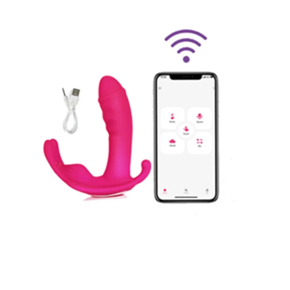 Vibrating Women Panties Massager Wearable Wireless APP Control Underwear