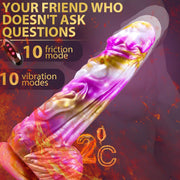 9 Inch Huge Monster Fantasy Dildo Thrusting Vibrator
