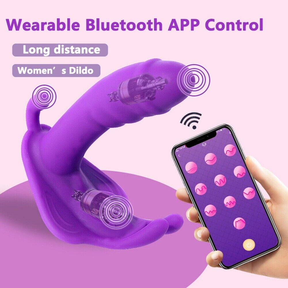 Vibrating Women Panties Massager Wearable Wireless APP Control Underwear