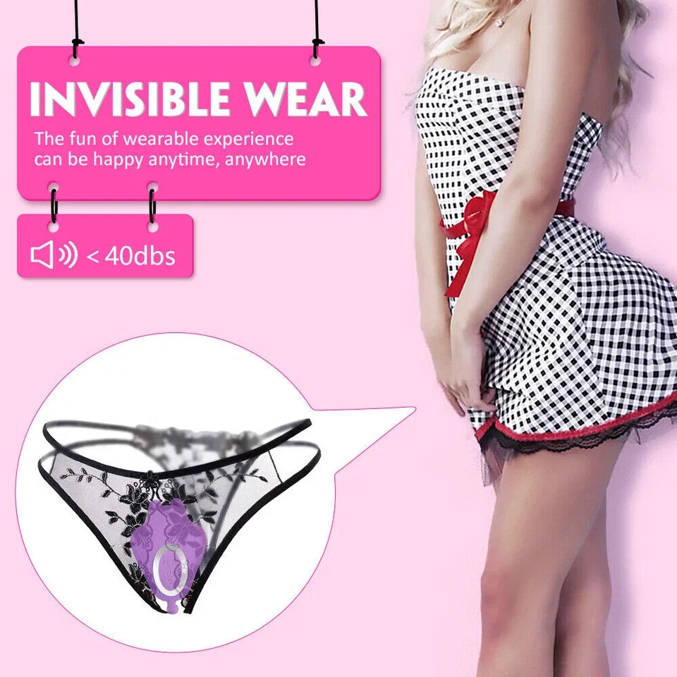 Vibrating Women Panties Massager Wearable Wireless APP Control Underwear