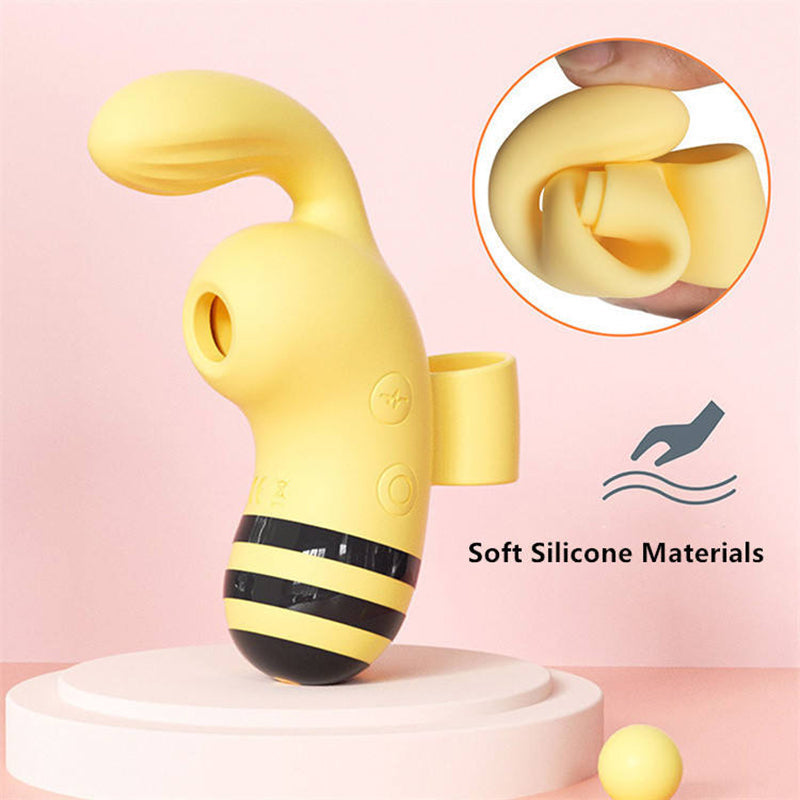 Finger Little Bee Strong Vibration Sucking Egg Female Masturbation