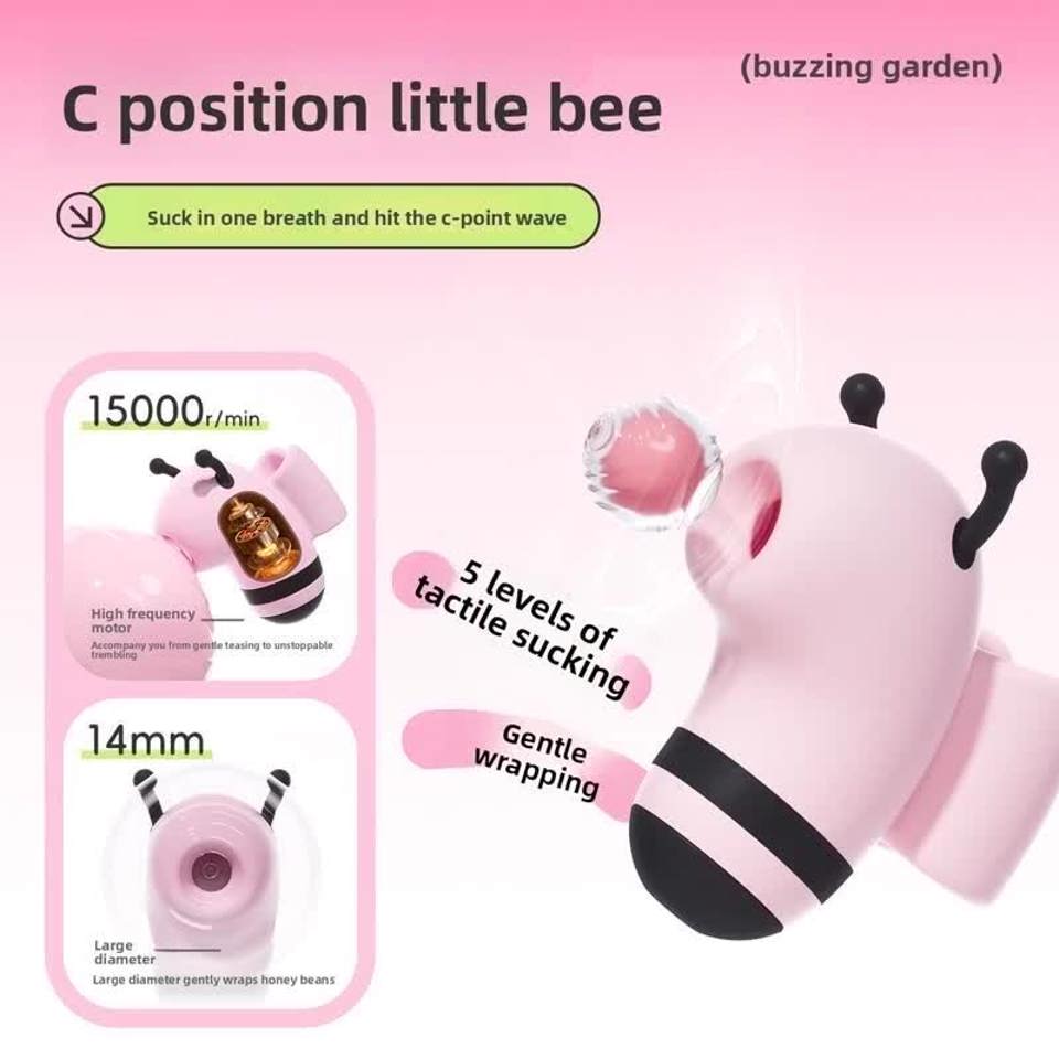 Bee Shape Remote Control Vibrator – G-Spot Massager with Vibrating Egg Design