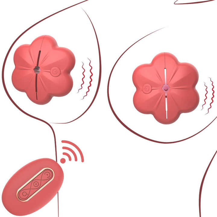 Nipple Vibrator Clamp Remote Breast Clips Clit Stimulator Women