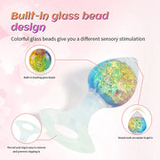 Love-shaped Crystal Wearable Butt Plug for Anal Sex