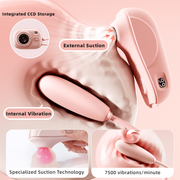 CCD Camera-shaped Split Clitoris Sucking & G-spot Vibrator