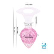 Love-shaped Crystal Wearable Butt Plug for Anal Sex