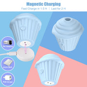 Mini Ice Cream Sucking Vibrator Clitoris Stimulator For Adult